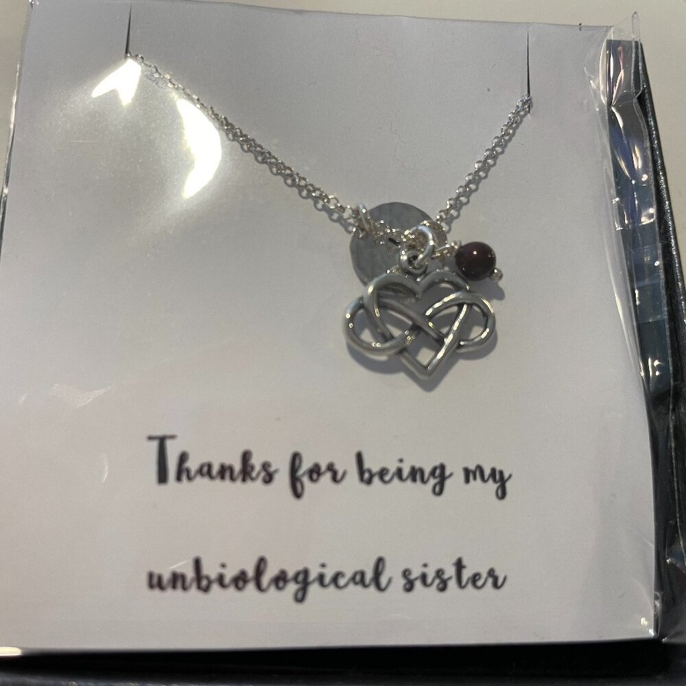 "Unbiological Sister" Necklace